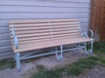 Garden bench slats